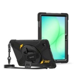Crong Defender Plus dėklas Samsung Galaxy Tab A11+ 10.9" juodas