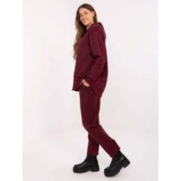 Komplektas bordo su blizgiomis detalėmis IT-KMPL