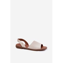 Smėlio spalvos basutės su kulnu Step in style