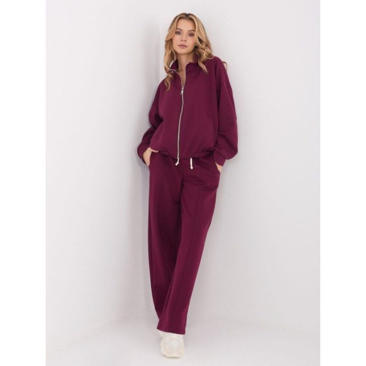 Kelnės bordo spalvos SM