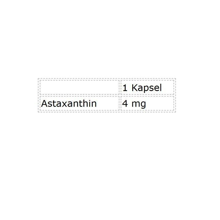Astaksantino kapsulės Nutrend 60 kapsulių
