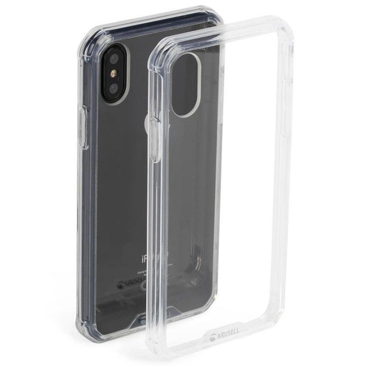 Permatomas dėklas iPhone X Krusell Kivik Pro