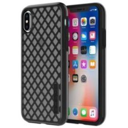 Dėklas iPhone X Incipio DualPro Sport, juodas/permatomas