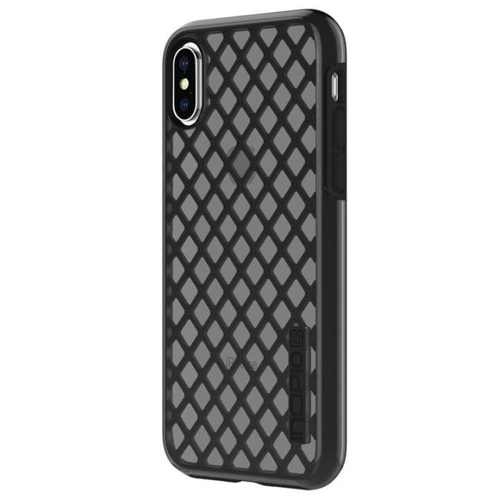Dėklas iPhone X Incipio DualPro Sport, juodas/permatomas