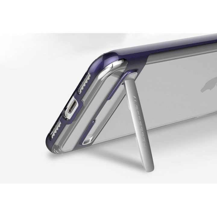 Dėklas Samsung Galaxy S9 su metaliniu stovu, aukso spalvos