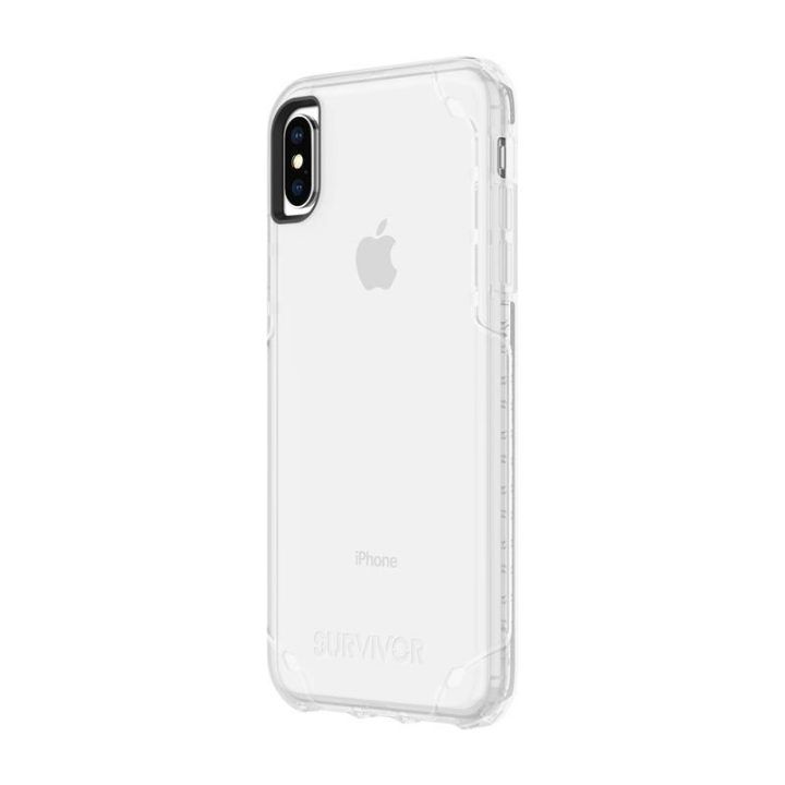 Permatomas dėklas iPhone Xs Max Griffin Survivor Strong
