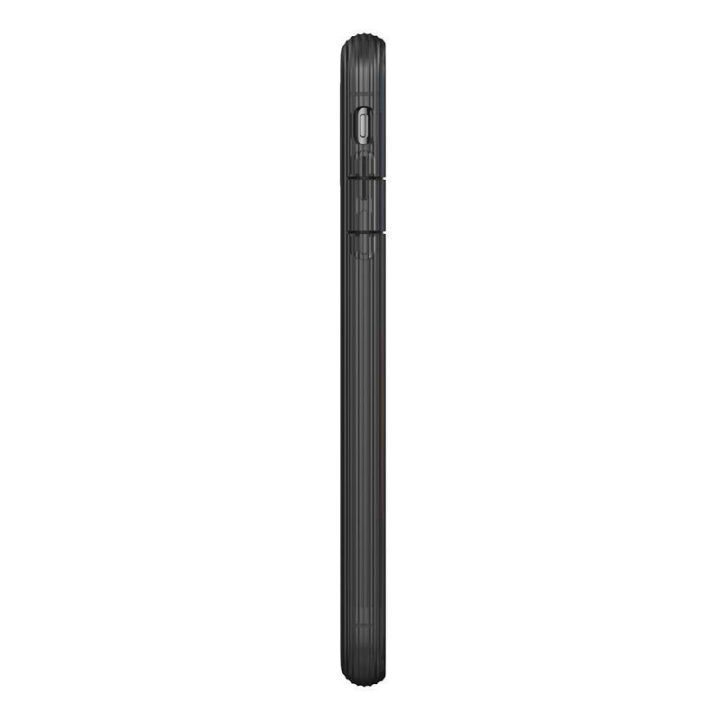 Dėklas iPhone Xs Max, permatomas juodas