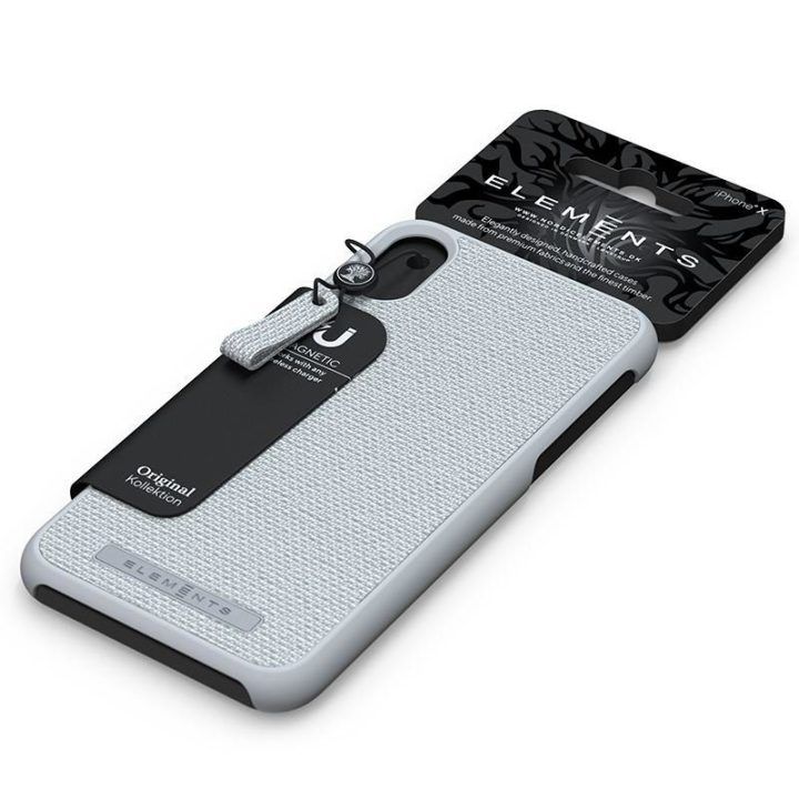 Dėklas iPhone XR, pilkas, Nordic Elements Idun