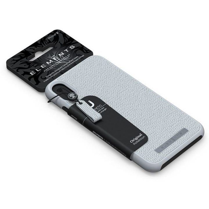 Dėklas iPhone XR, pilkas, Nordic Elements Idun
