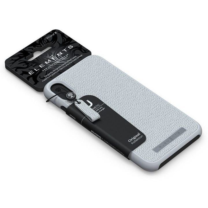 Dėklas iPhone Xs Max, pilkas Nordic Elements Idun