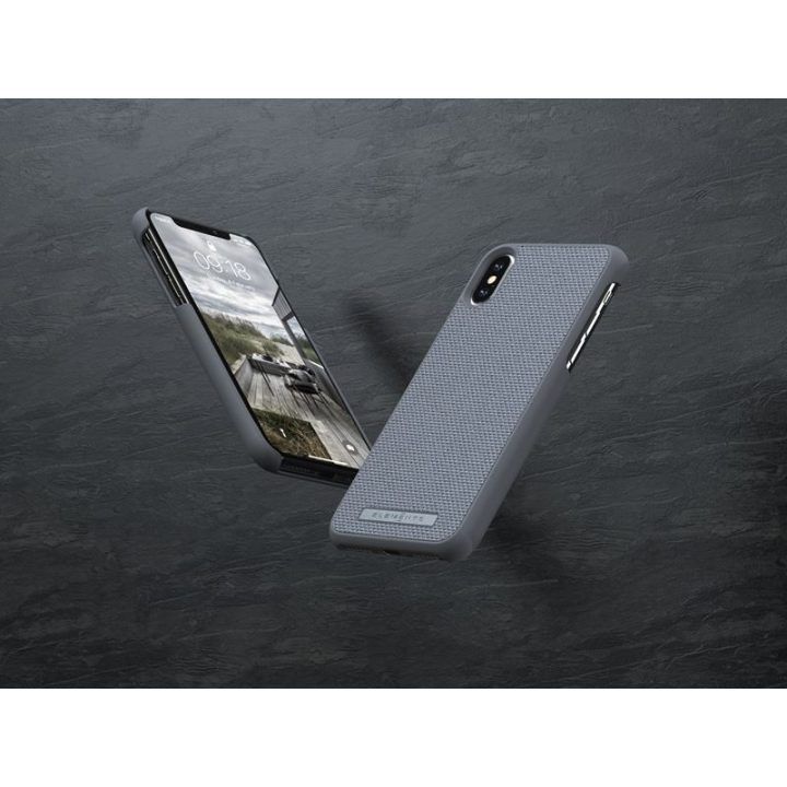 Pilkas dėklas iPhone Xs Max, Nordic Elements Idun