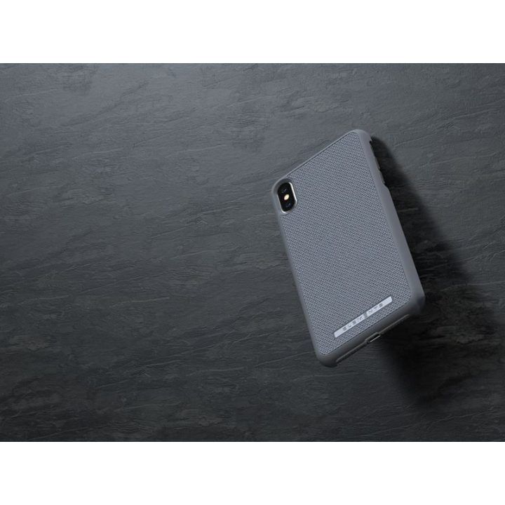 Pilkas dėklas iPhone Xs Max, Nordic Elements Idun