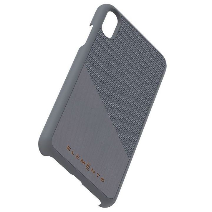 Dėklas iPhone Xs Max su klevo medžiu, pilkas