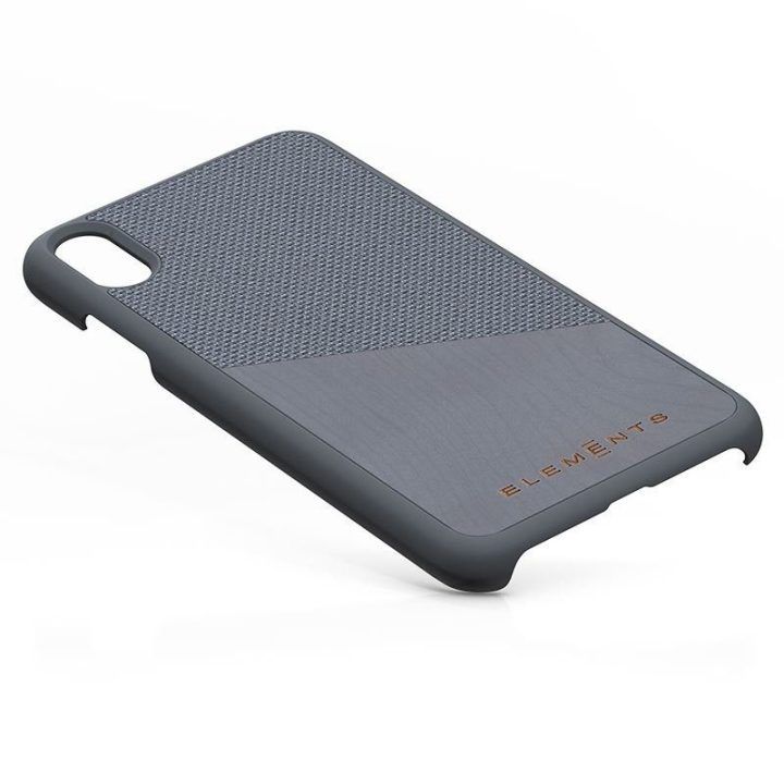Dėklas iPhone Xs Max su klevo medžiu, pilkas