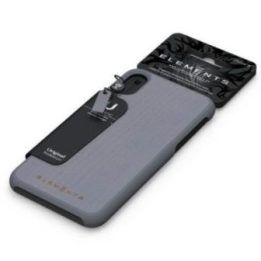 Dėklas iPhone XR su tikru klevu, pilkas