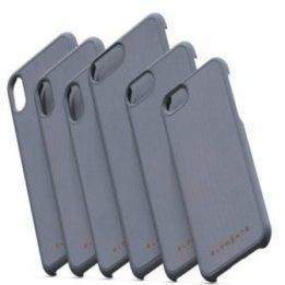 Dėklas iPhone Xs Max iš klevo medžio, pilkas