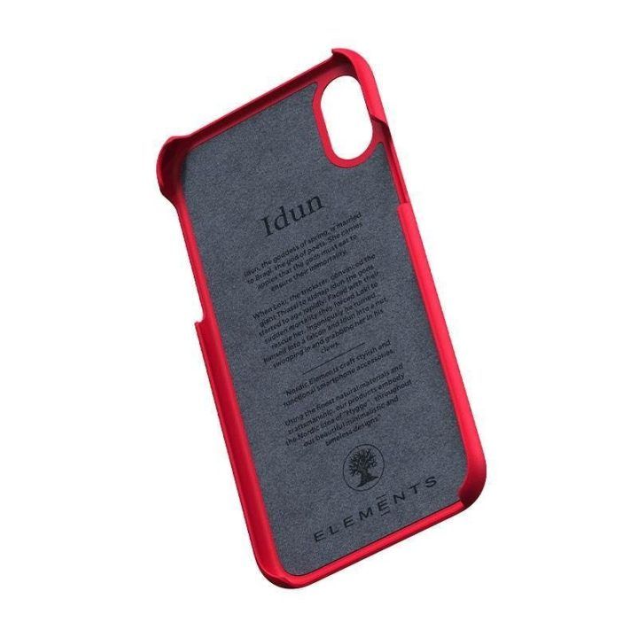 Dėklas iPhone Xs / X, raudonas, Nordic Elements Saeson Idun
