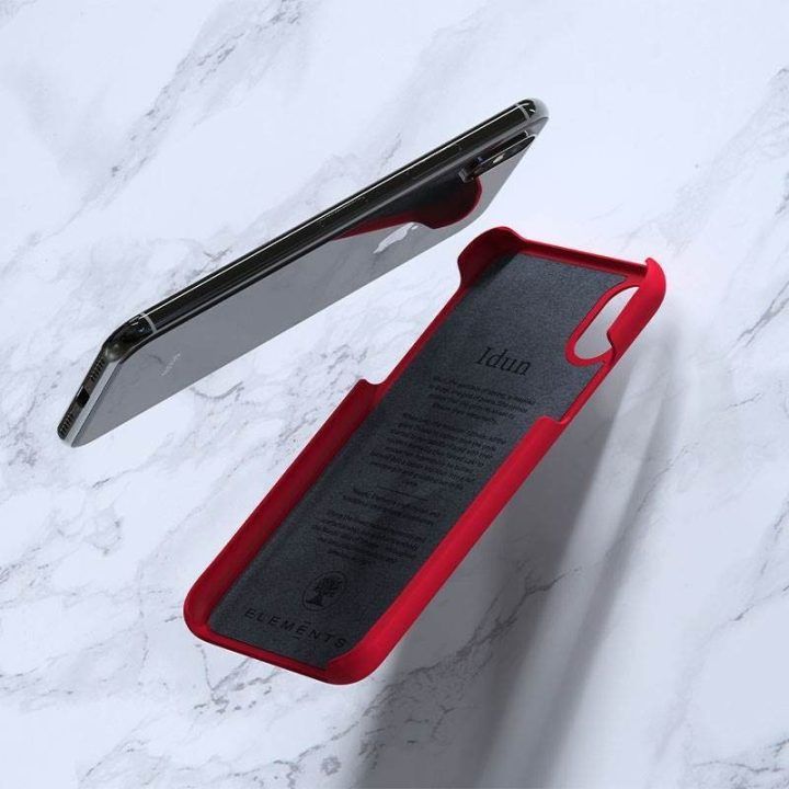 Dėklas iPhone Xs / X, raudonas, Nordic Elements Saeson Idun