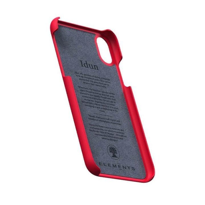 Dėklas iPhone Xs / X, raudonas, Nordic Elements Saeson Idun