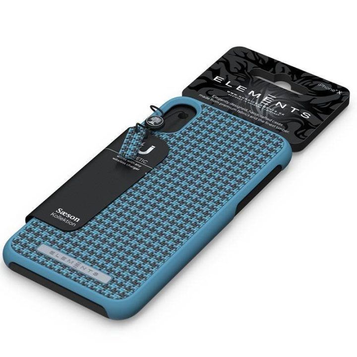 Dėklas iPhone Xs / X Nordic Elements Saeson Idun, petrol