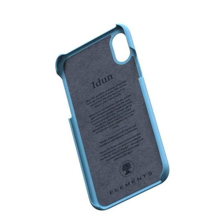 Dėklas iPhone Xs / X Nordic Elements Saeson Idun, petrol