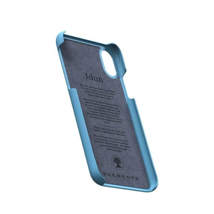Dėklas iPhone Xs / X Nordic Elements Saeson Idun, petrol