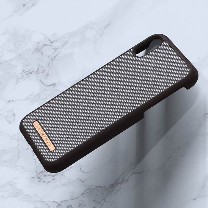 Dėklas iPhone XR, rudas raštas, Nordic Elements Saeson Idun