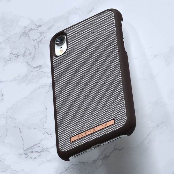 Dėklas iPhone XR, rudas raštas, Nordic Elements Saeson Idun