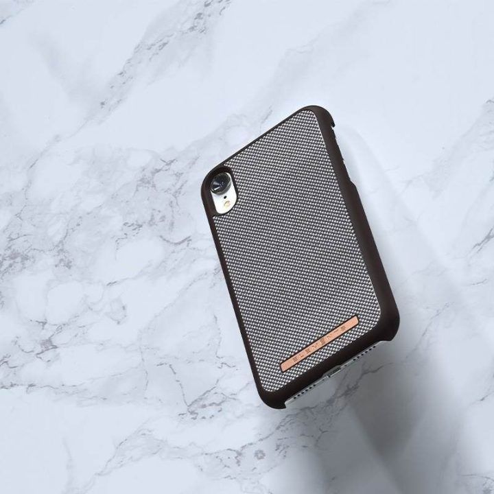 Dėklas iPhone XR, rudas raštas, Nordic Elements Saeson Idun