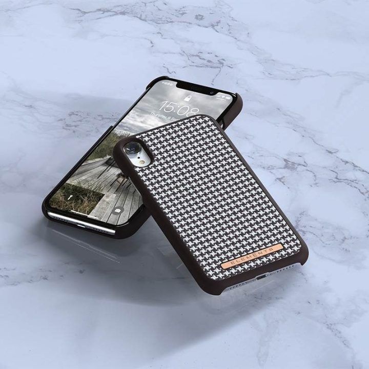 Dėklas iPhone XR, rudas, Nordic Elements Saeson Idun