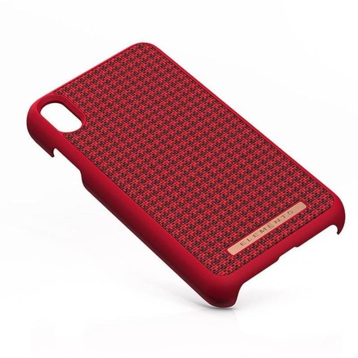 Dėklas iPhone Xs Max, raudonas, Nordic Elements Saeson Idun
