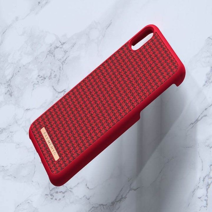 Dėklas iPhone Xs Max, raudonas, Nordic Elements Saeson Idun