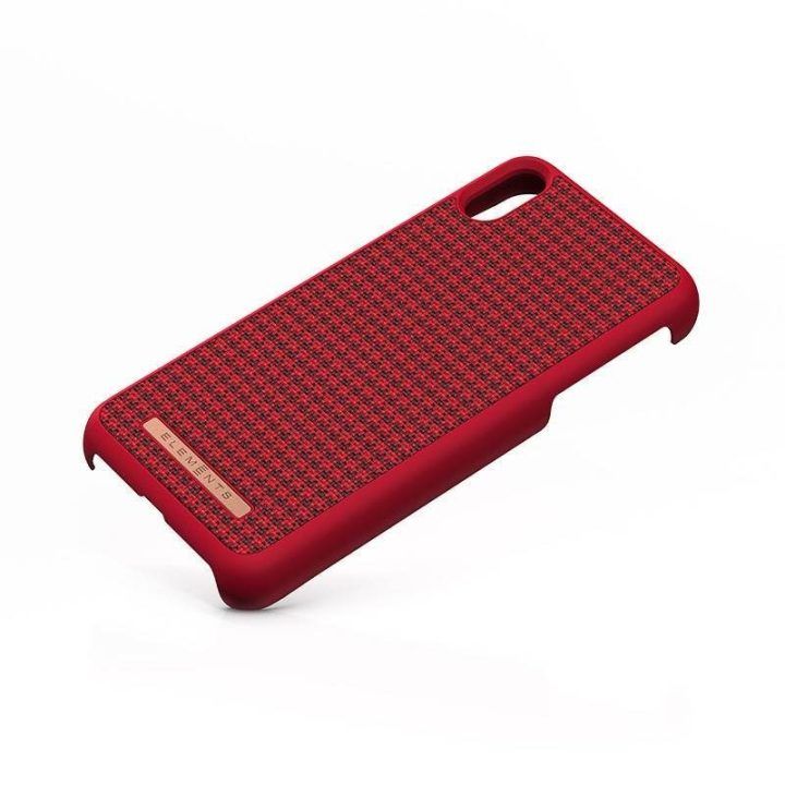 Dėklas iPhone Xs Max, raudonas, Nordic Elements Saeson Idun