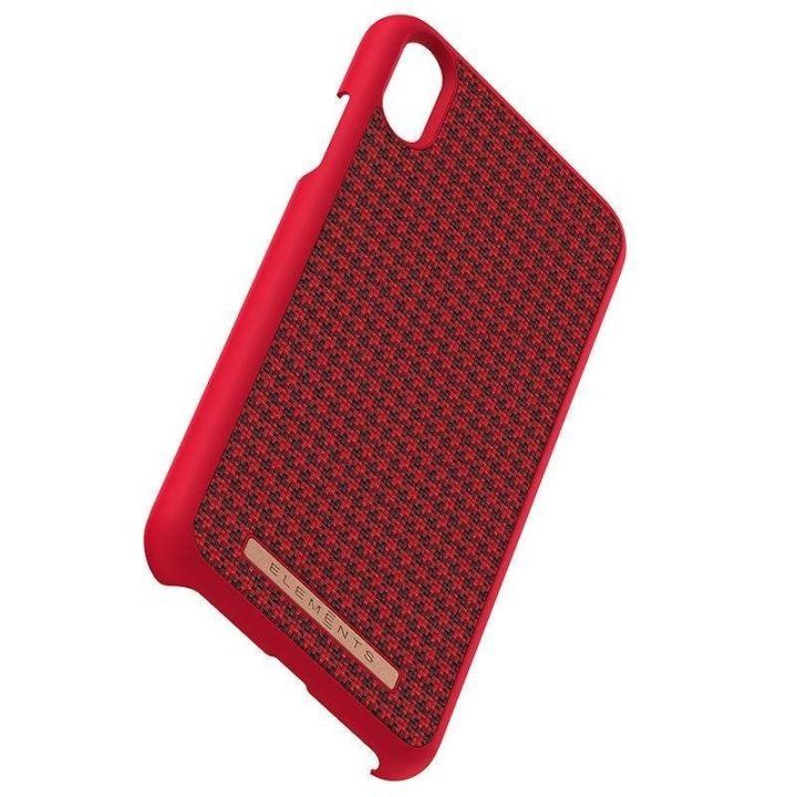 Dėklas iPhone Xs Max, raudonas, Nordic Elements Saeson Idun