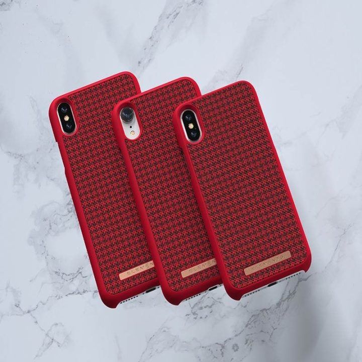 Dėklas iPhone Xs Max, raudonas, Nordic Elements Saeson Idun
