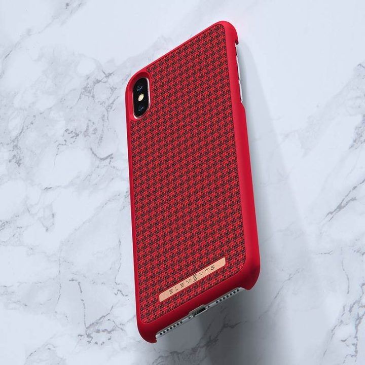 Dėklas iPhone Xs Max, raudonas, Nordic Elements Saeson Idun