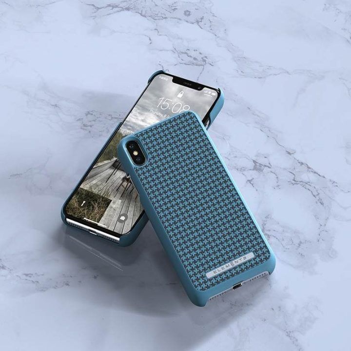 Dėklas iPhone Xs Max, petrol spalvos, Nordic Elements Saeson Idun
