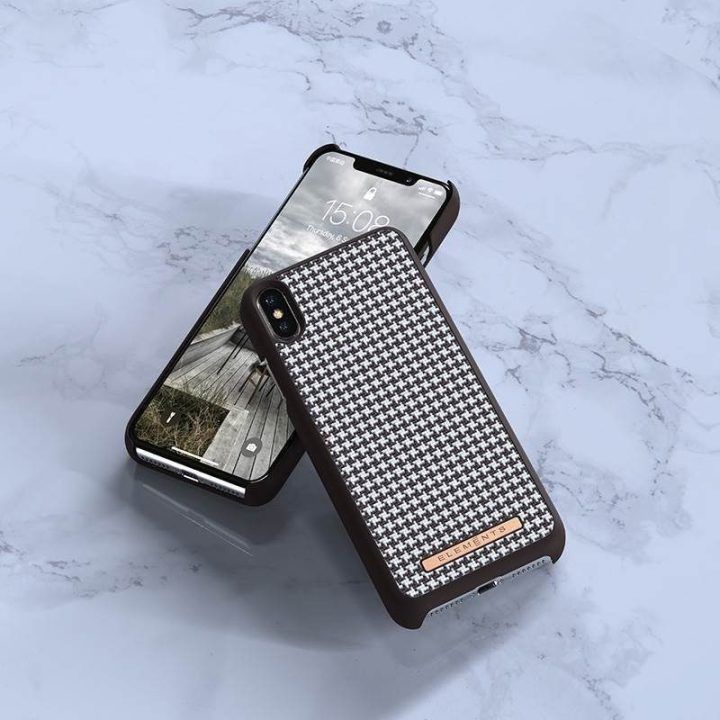 Dėklas iPhone Xs Max, rudas Nordic Elements Saeson Idun