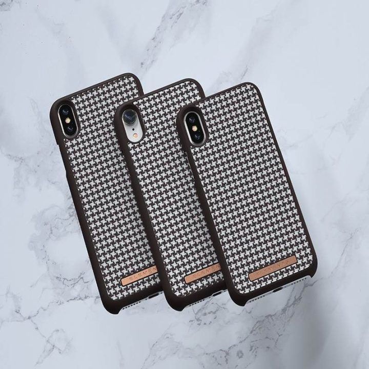 Dėklas iPhone Xs Max, rudas Nordic Elements Saeson Idun