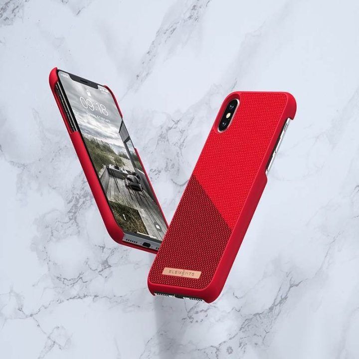 Dėklas iPhone Xs Max, raudonas, Nordic Elements Freja