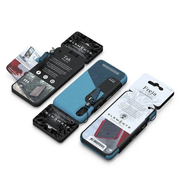 Dėklas iPhone Xs Max, Petrol, Nordic Elements Freja