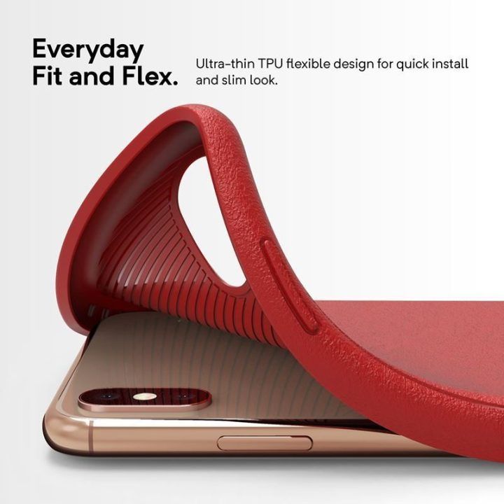 Dėklas iPhone Xs Max Caseology Vault, raudonas