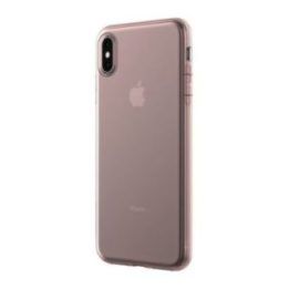 Permatomas dėklas iPhone Xs Max, rožinio aukso spalvos