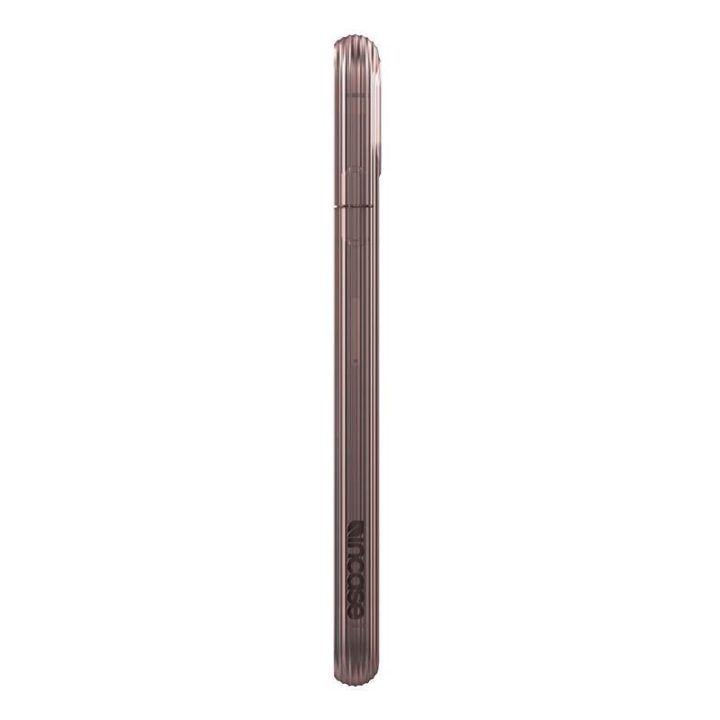 Permatomas dėklas iPhone Xs Max, rožinio aukso spalvos