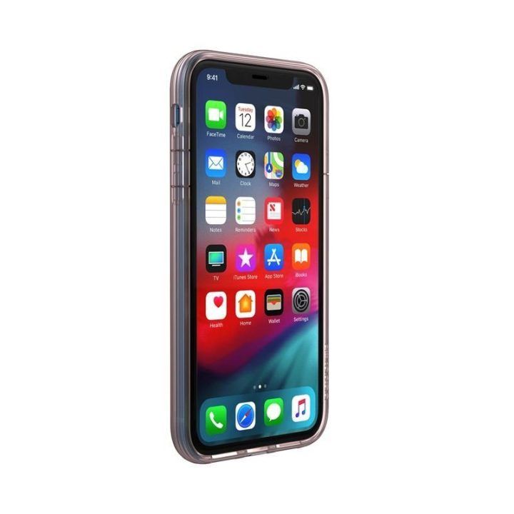Permatomas dėklas iPhone XR, rožinio aukso spalvos