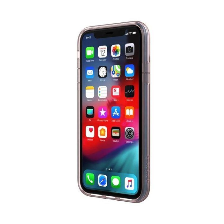 Permatomas dėklas iPhone XR, rožinio aukso spalvos