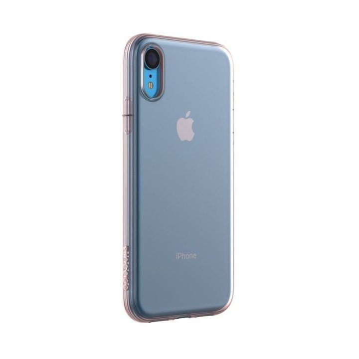 Permatomas dėklas iPhone XR, rožinio aukso spalvos