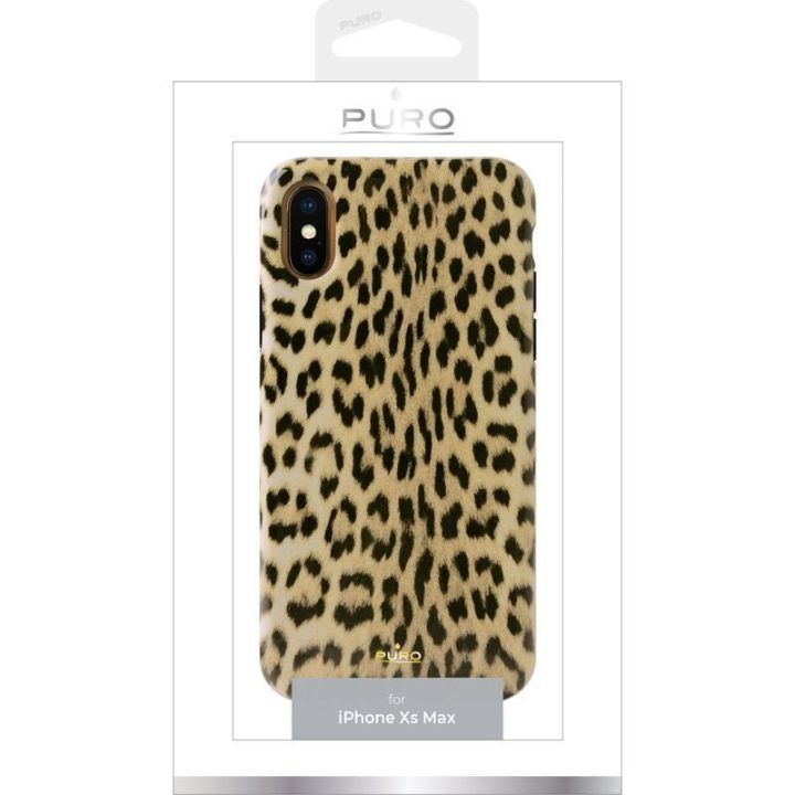 Dėklas iPhone Xs Max, PURO Glam Leopard