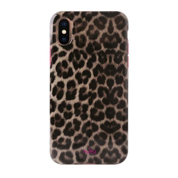 PURO Glam Leopard dėklas iPhone Xs Max