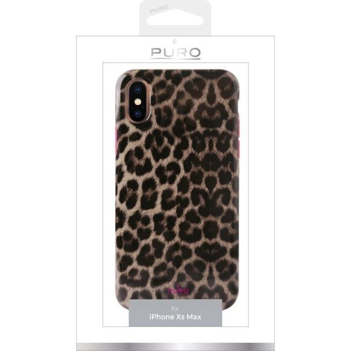 PURO Glam Leopard dėklas iPhone Xs Max